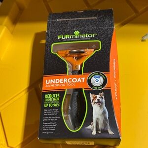 FURminator Undercoat Deshedding Tool with Orange and Black